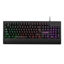 Keyboard 2E GAMING KG330 104key, USB-A, EN/UA/RU, LED, black